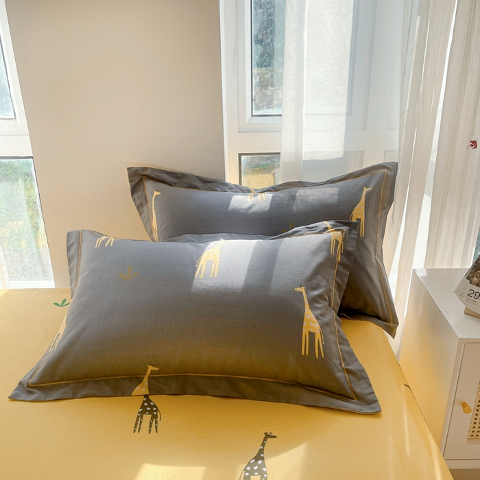 91家纺网 家纺一手货源 找家纺 （总）艾迪尚家纺 2026新款133X76宽幅全棉纯棉印花单品枕套 枕套单件