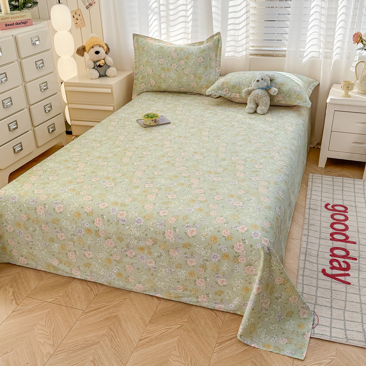 91家纺网 家纺一手货源 找家纺 （总）尚帛 2026新款全棉品质喷气印花爆款四件套 多规格套件 单品系列-单被套