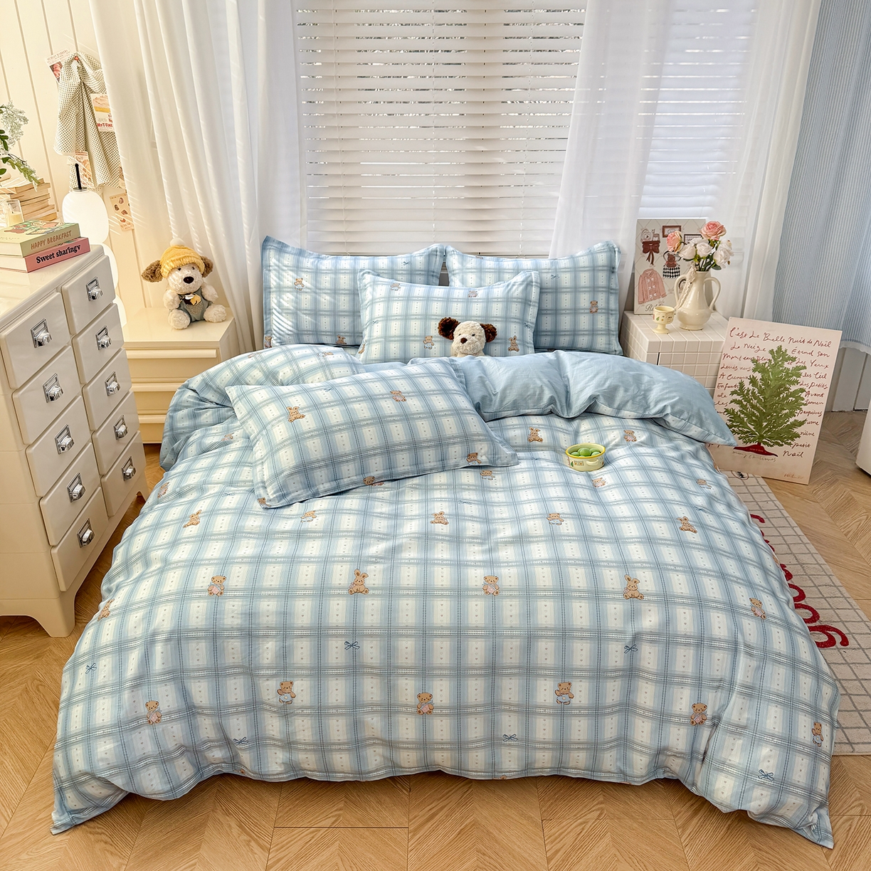 91家纺网 家纺一手货源 找家纺 （总）尚帛 2026新款全棉品质喷气印花爆款四件套 多规格套件 单品系列-单被套