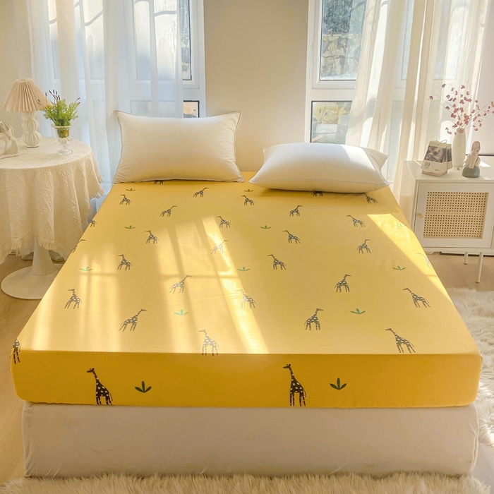 91家纺网 家纺一手货源 找家纺 （总）艾迪尚家纺 2026新款133X76宽幅全棉纯棉印花单品床笠 床笠单件