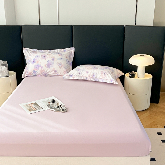 91家纺网 家纺一手货源 找家纺 艾迪尚家纺 2026新款133X76宽幅全棉纯棉印花单品床笠 床笠单件 若芙-兰