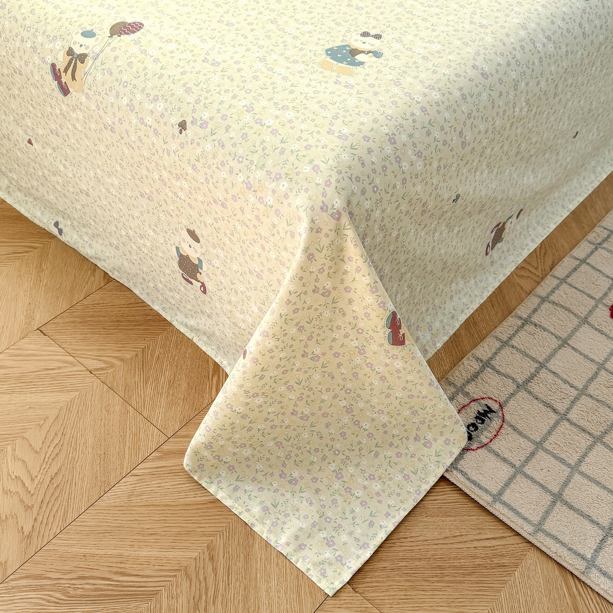 91家纺网 家纺一手货源 找家纺 尚帛 2026新款全棉品质喷气印花爆款四件套 多规格套件 单品系列-单被套 碎花学院