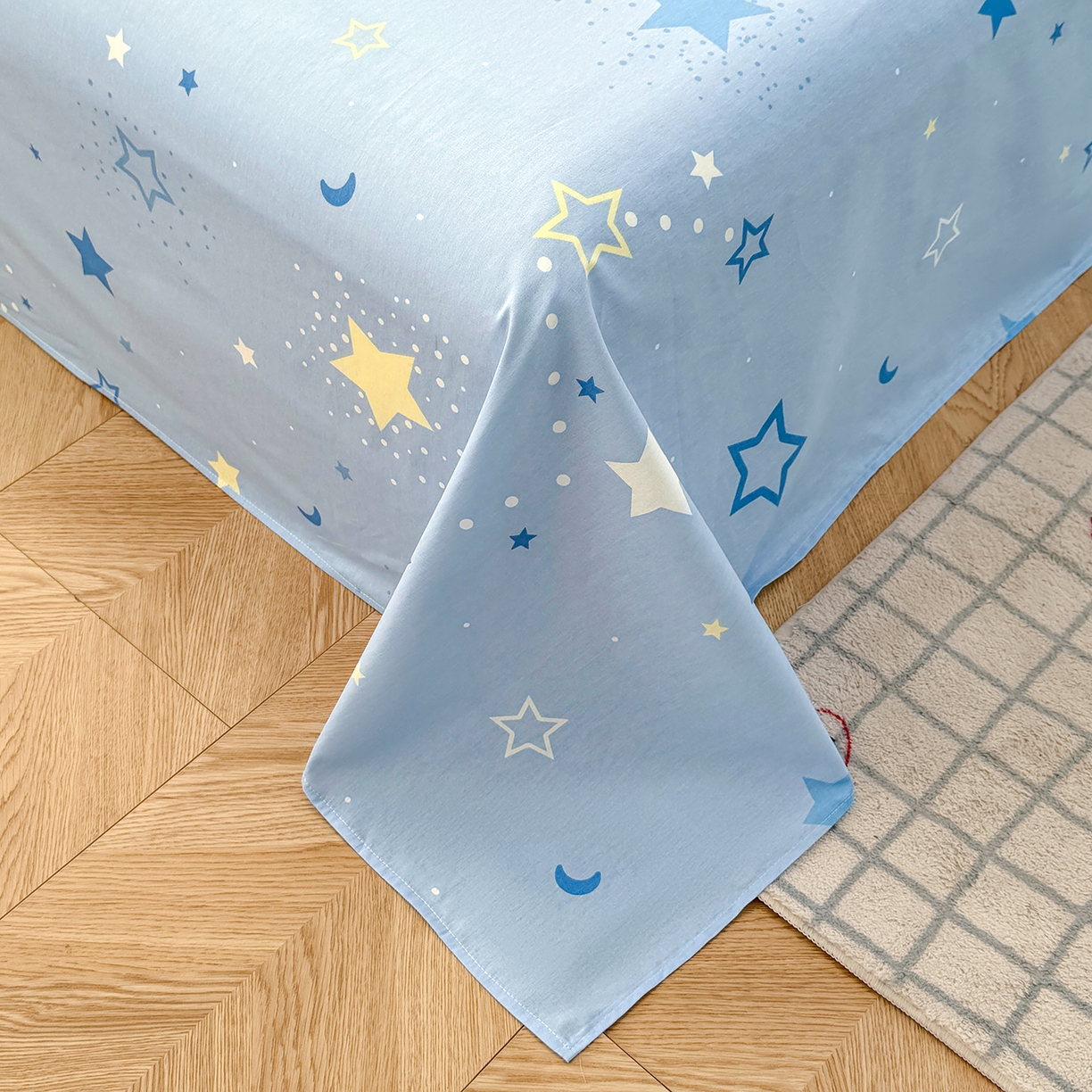 91家纺网 家纺一手货源 找家纺 尚帛 2026新款全棉品质喷气印花爆款四件套 多规格套件 单品系列-单被套 五星集