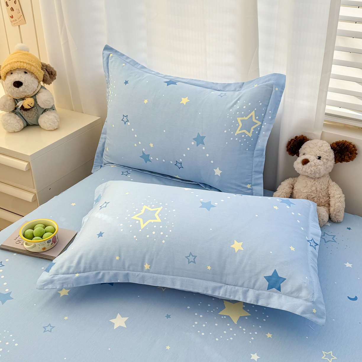 91家纺网 家纺一手货源 找家纺 尚帛 2026新款全棉品质喷气印花爆款四件套 多规格套件 单品系列-单被套 五星集