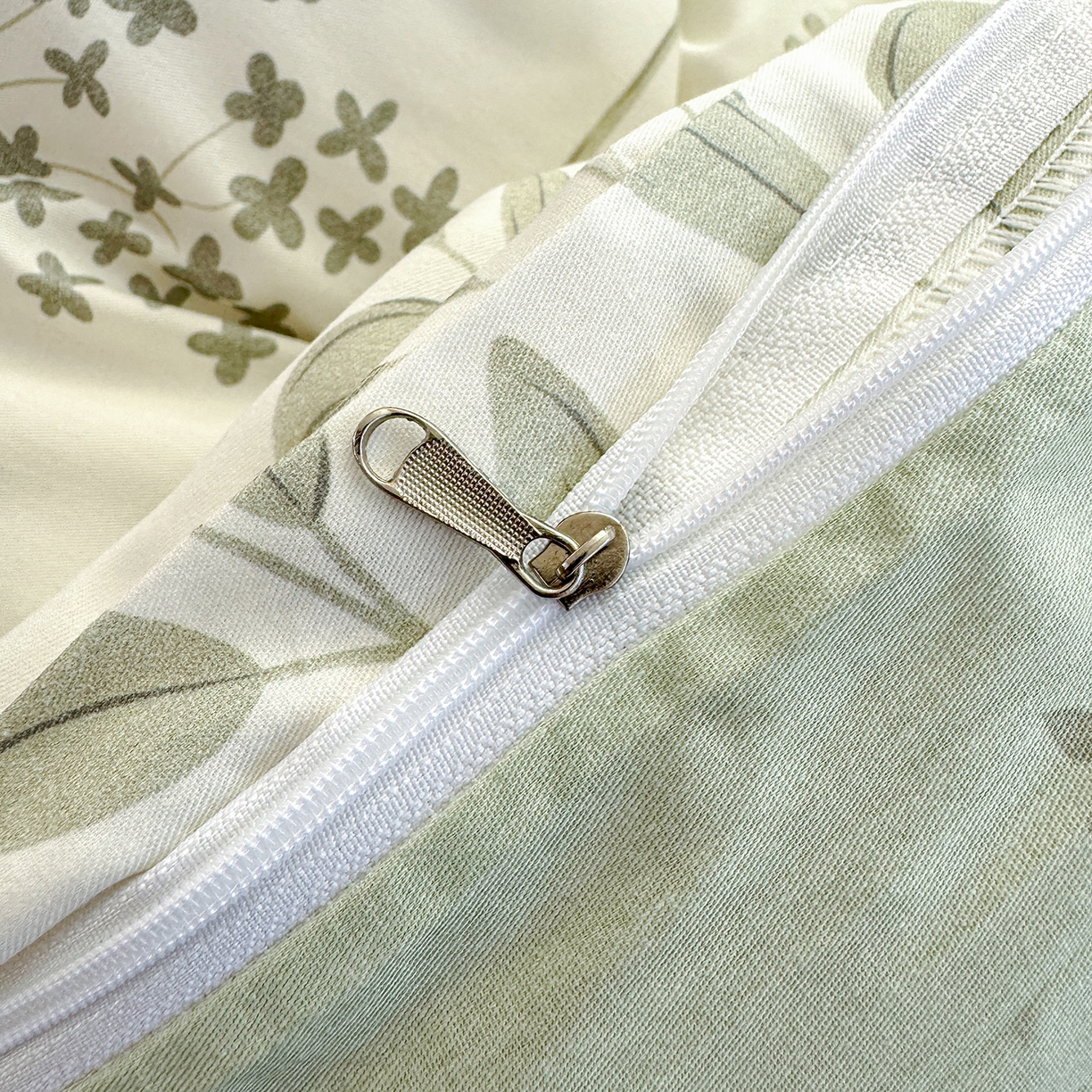 91家纺网 家纺一手货源 找家纺 尚帛 2026新款全棉品质喷气印花爆款四件套 多规格套件 单品系列-单被套 叶之恋