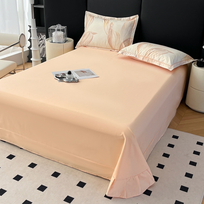 91家纺网 家纺一手货源 找家纺 （总）艾迪尚家纺 2026新款133X76宽幅全棉纯棉印花单品床单 床单单件