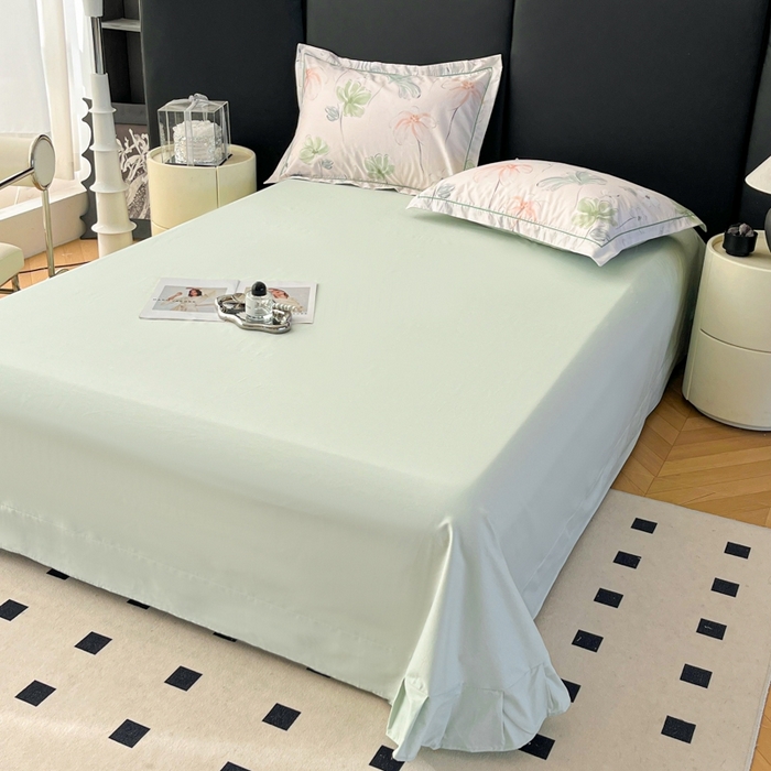 91家纺网 家纺一手货源 找家纺 （总）艾迪尚家纺 2026新款133X76宽幅全棉纯棉印花单品床单 床单单件