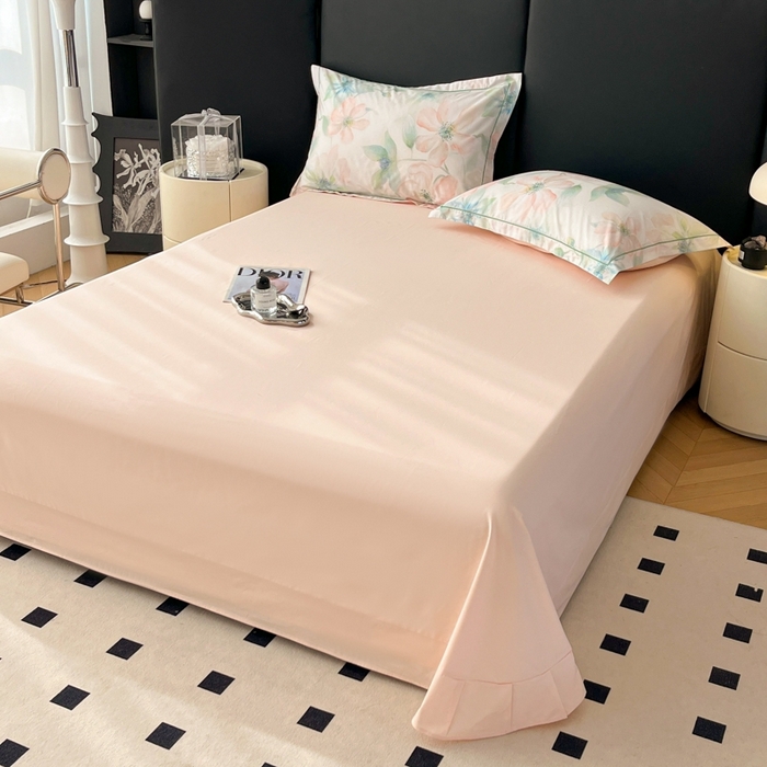 91家纺网 家纺一手货源 找家纺 （总）艾迪尚家纺 2026新款133X76宽幅全棉纯棉印花单品床单 床单单件