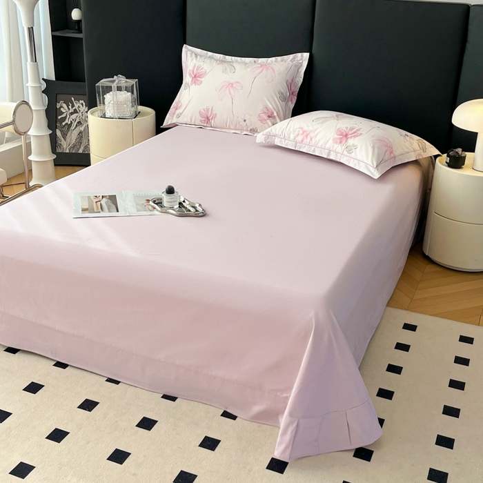 91家纺网 家纺一手货源 找家纺 （总）艾迪尚家纺 2026新款133X76宽幅全棉纯棉印花单品床单 床单单件