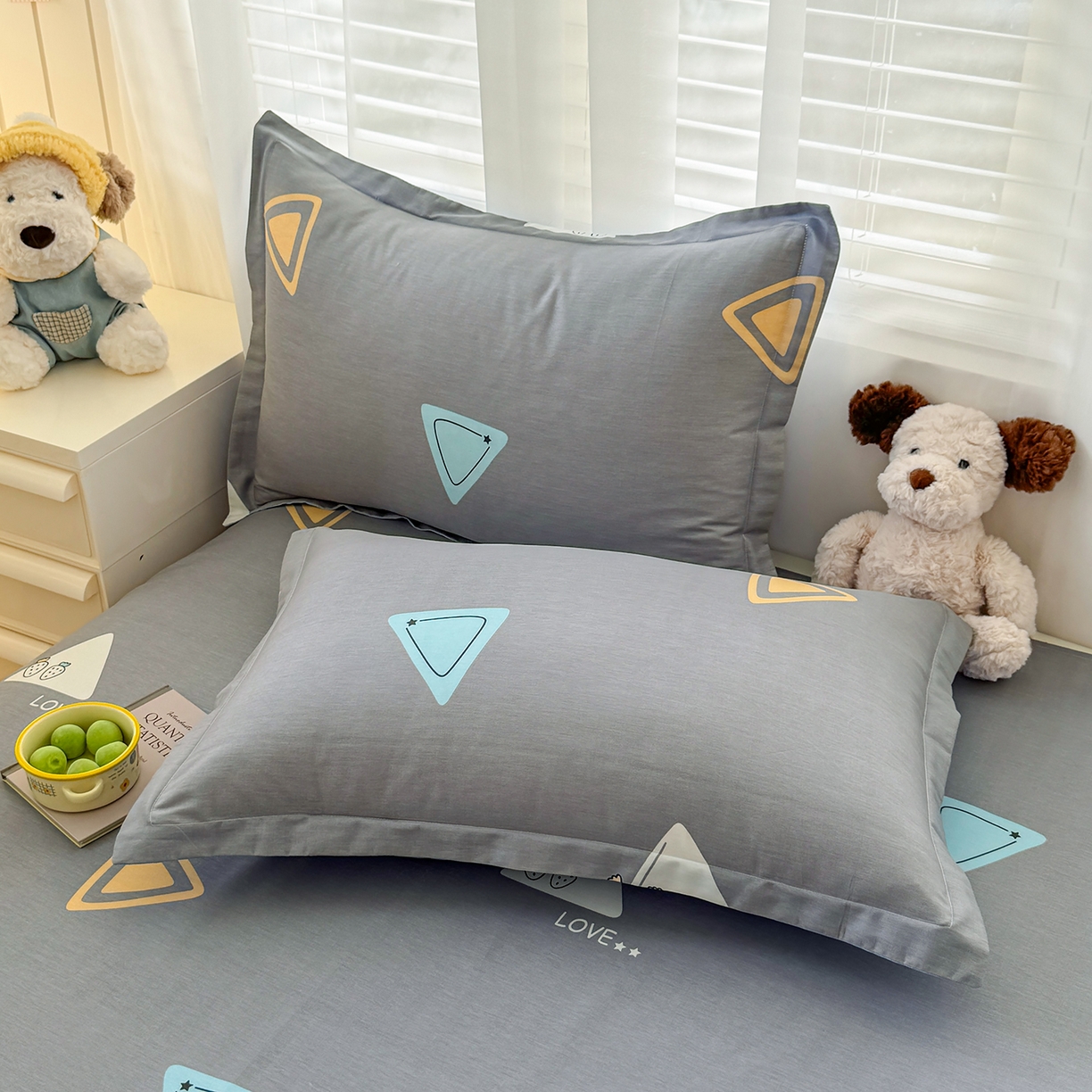 91家纺网 家纺一手货源 找家纺 尚帛 2026新款全棉品质喷气印花爆款四件套 多规格套件 单品系列-单被套 吉米