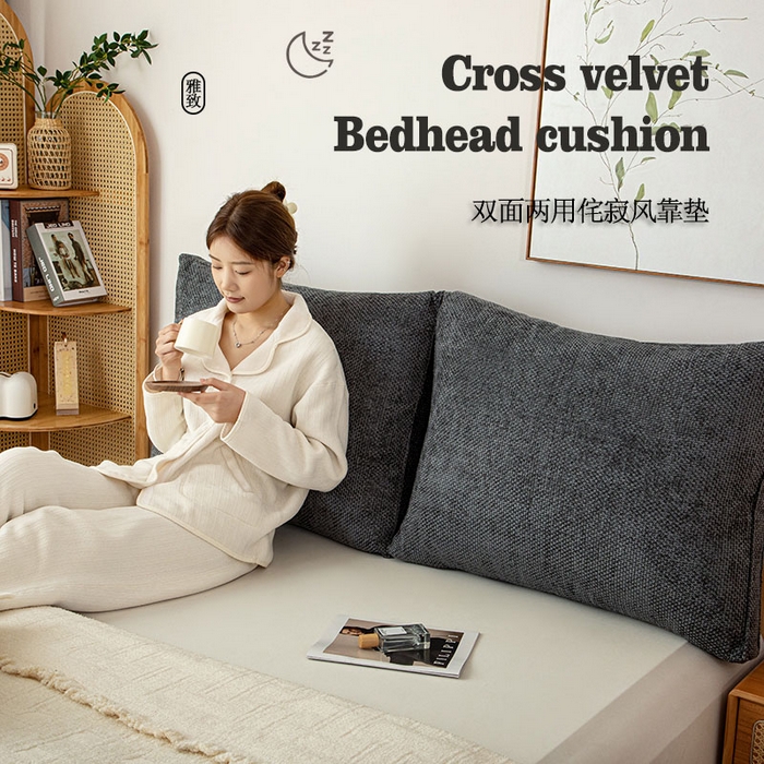 91家纺网 家纺一手货源 找家纺 （总）沐沐家纺 2026新款十字绒立体面包枕
