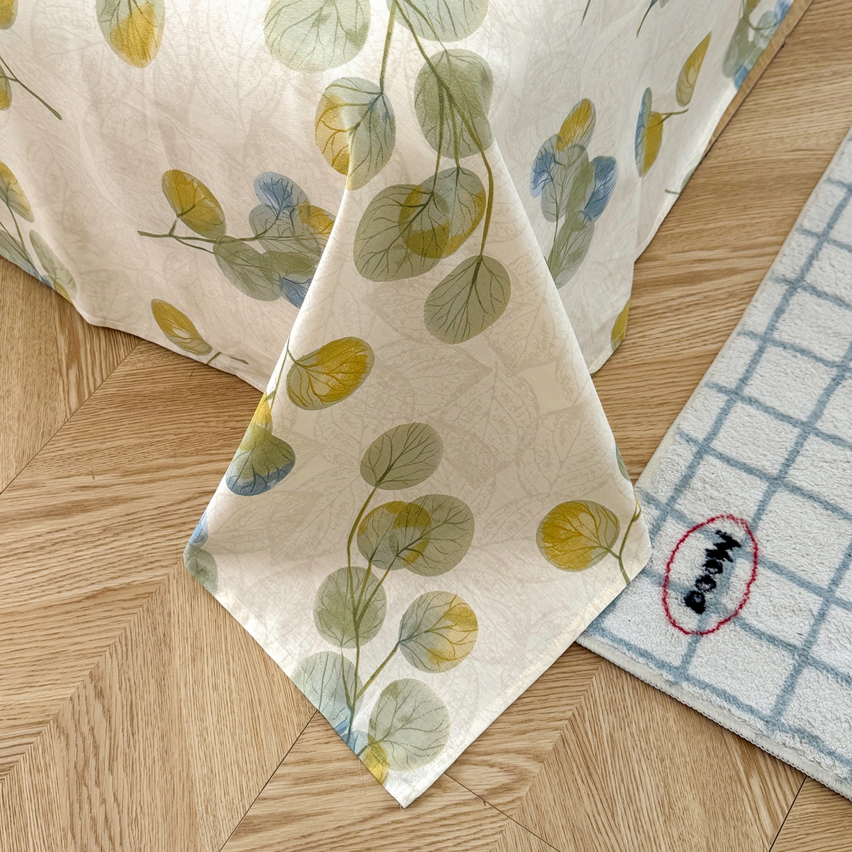 91家纺网 家纺一手货源 找家纺 尚帛 2026新款全棉品质喷气印花爆款四件套 多规格套件 单品系列-单被套 秋飘铃