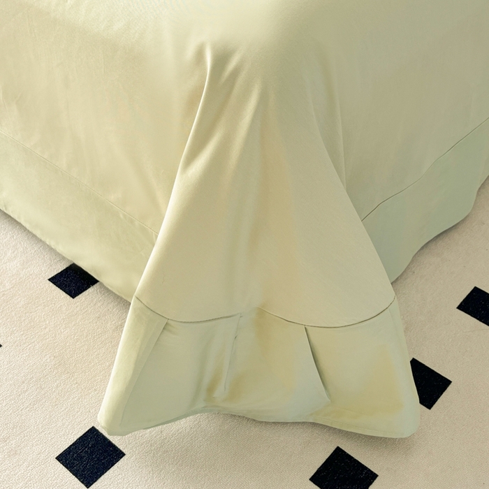 91家纺网 家纺一手货源 找家纺 艾迪尚家纺 2026新款133X76宽幅全棉纯棉印花单品床单 床单单件 萌动-绿