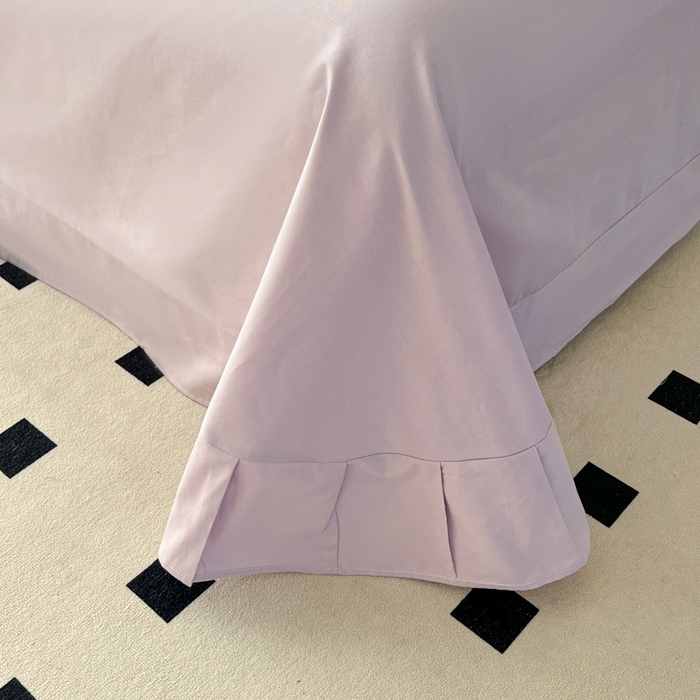 91家纺网 家纺一手货源 找家纺 艾迪尚家纺 2026新款133X76宽幅全棉纯棉印花单品床单 床单单件 盛夏-紫