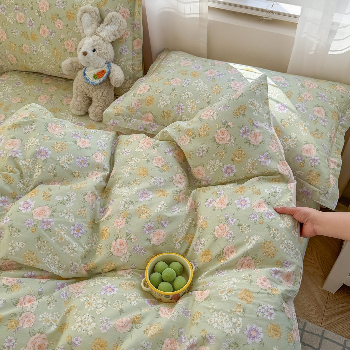 91家纺网 家纺一手货源 找家纺 （总）尚帛 2026新款全棉品质喷气印花爆款四件套 多规格套件 单品系列-四件套