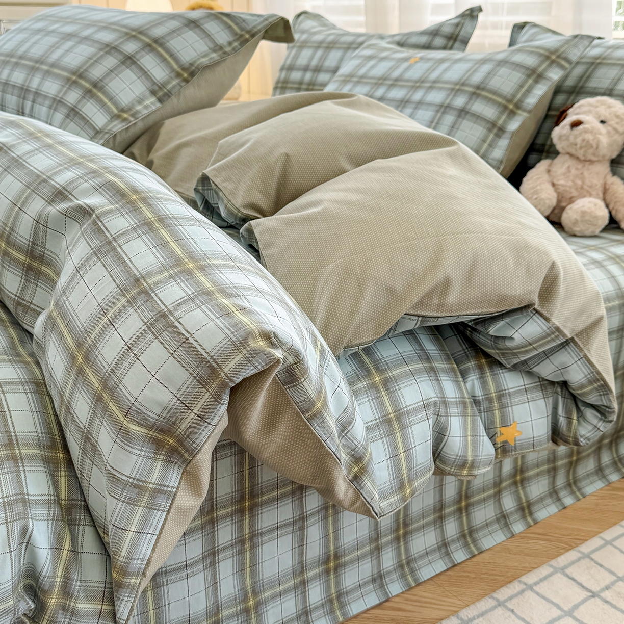 91家纺网 家纺一手货源 找家纺 （总）尚帛 2026新款全棉品质喷气印花爆款四件套 多规格套件 单品系列-四件套