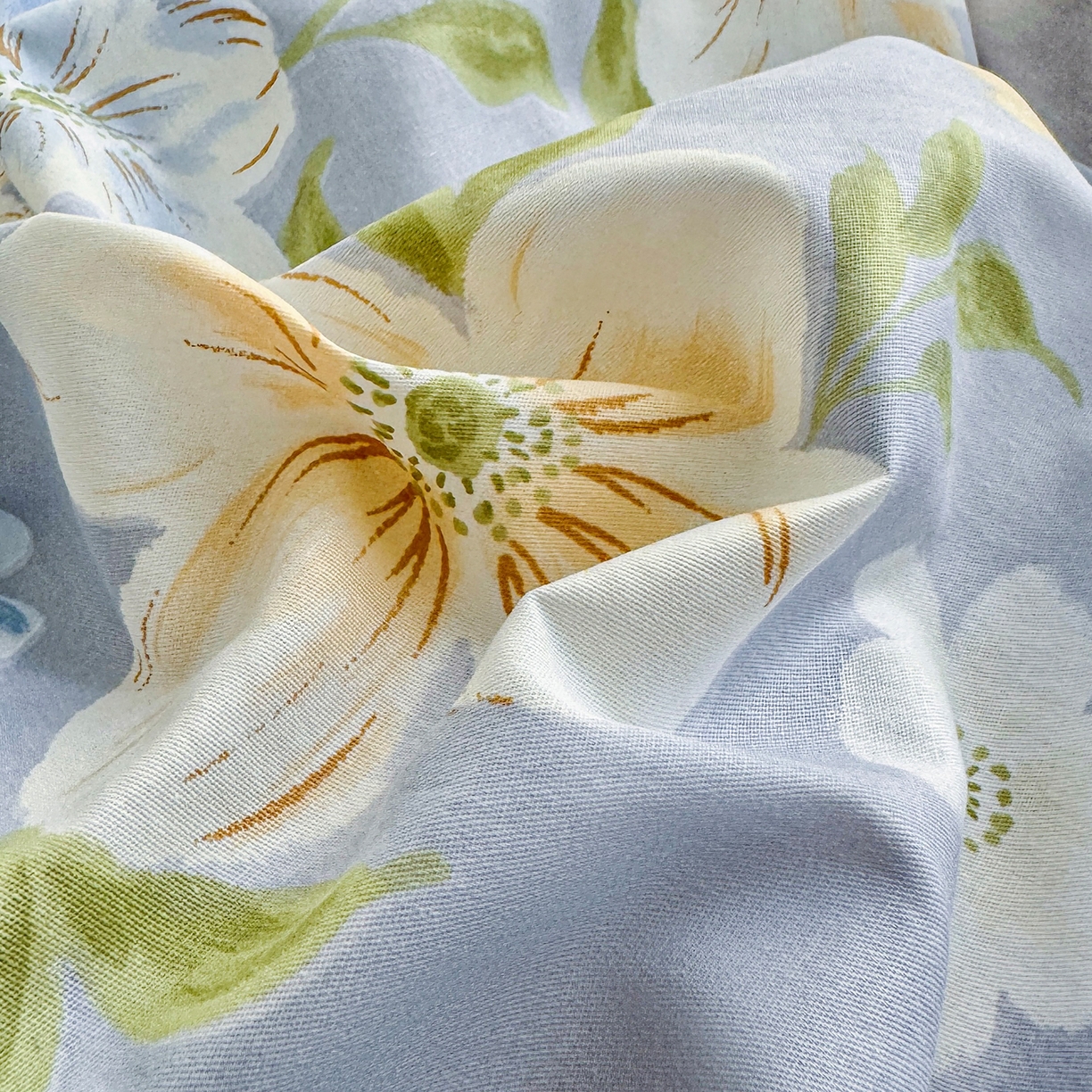 91家纺网 家纺一手货源 找家纺 尚帛 2026新款全棉品质喷气印花爆款四件套 多规格套件 单品系列-四件套 浅影