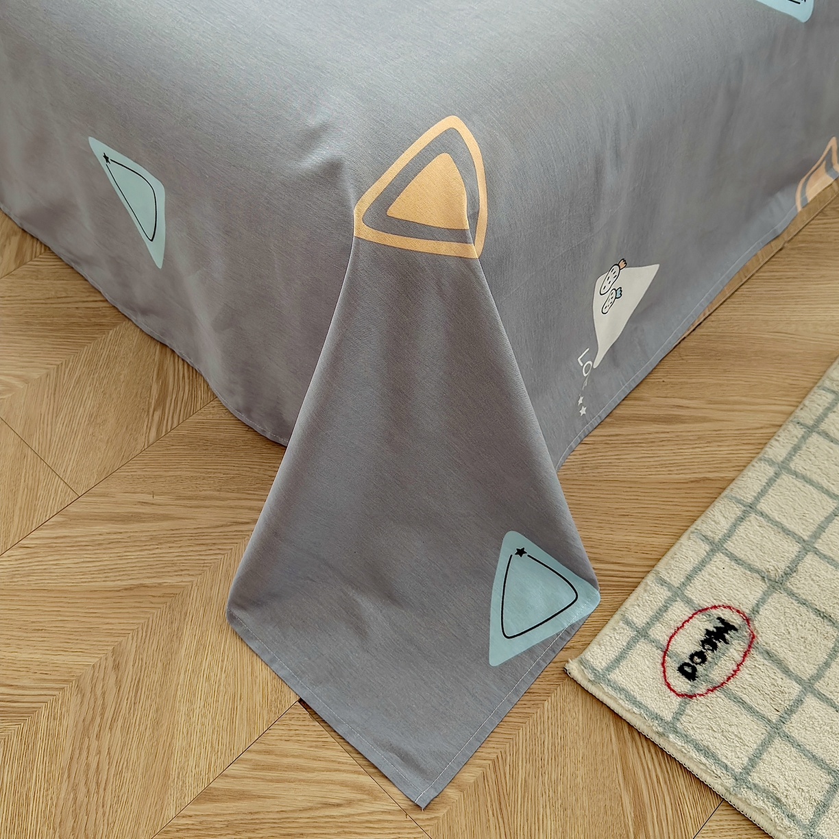 91家纺网 家纺一手货源 找家纺 尚帛 2026新款全棉品质喷气印花爆款四件套 多规格套件 单品系列-四件套 吉米