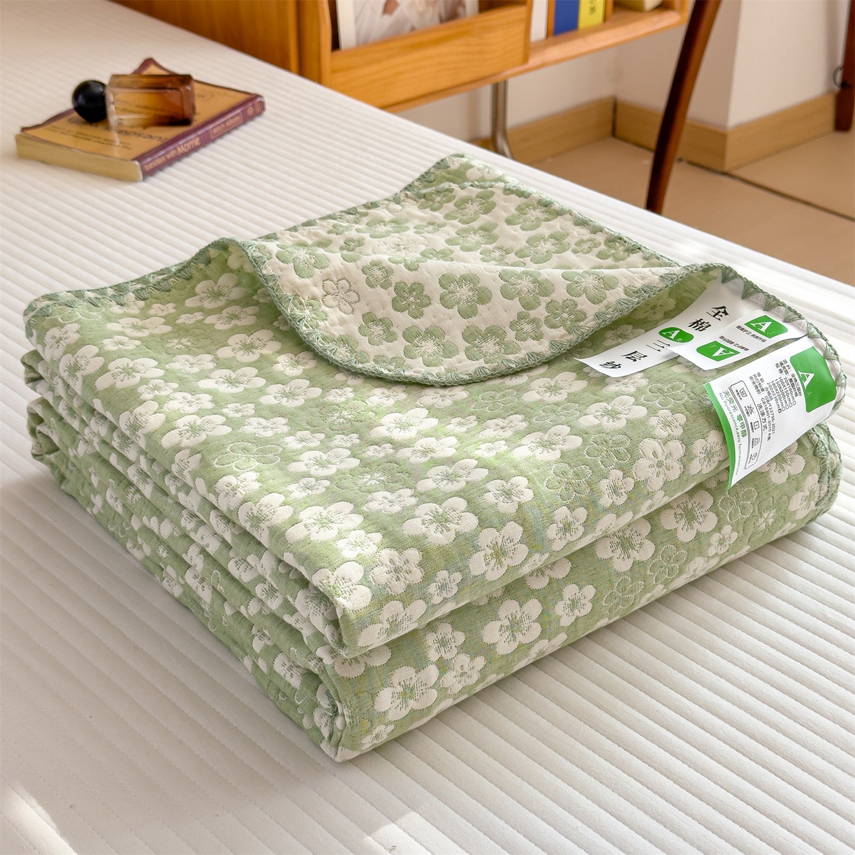 91家纺网 家纺一手货源 找家纺 (总)兄弟坊 2026新款全棉三层纱多功能毛巾被（盖毯床单夏被）