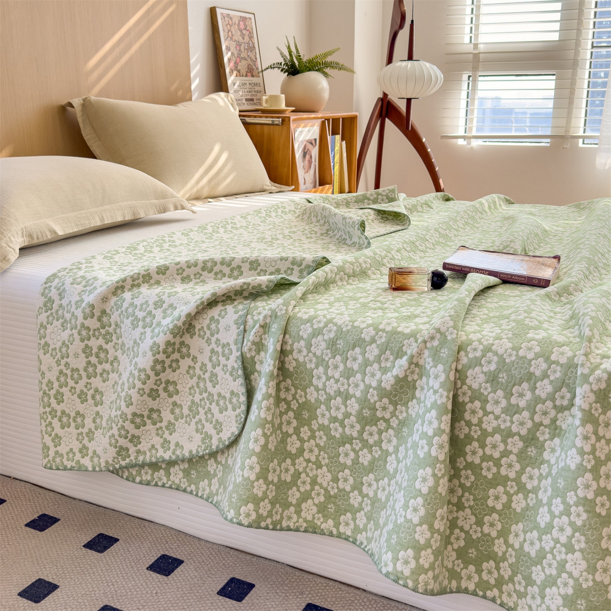 91家纺网 家纺一手货源 找家纺 (总)兄弟坊 2026新款全棉三层纱多功能毛巾被（盖毯床单夏被）