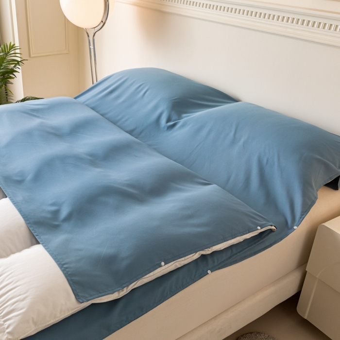 91家纺网 家纺一手货源 找家纺 （总）yyds网供 2025新款旅行隔脏睡袋纯色A类水洗棉单人双人便携式床单被罩旅游酒店出差