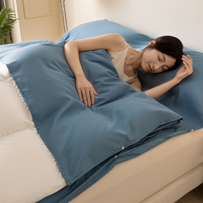 91家纺网 家纺一手货源 找家纺 （总）yyds网供 2025新款旅行隔脏睡袋纯色A类水洗棉单人双人便携式床单被罩旅游酒店出差