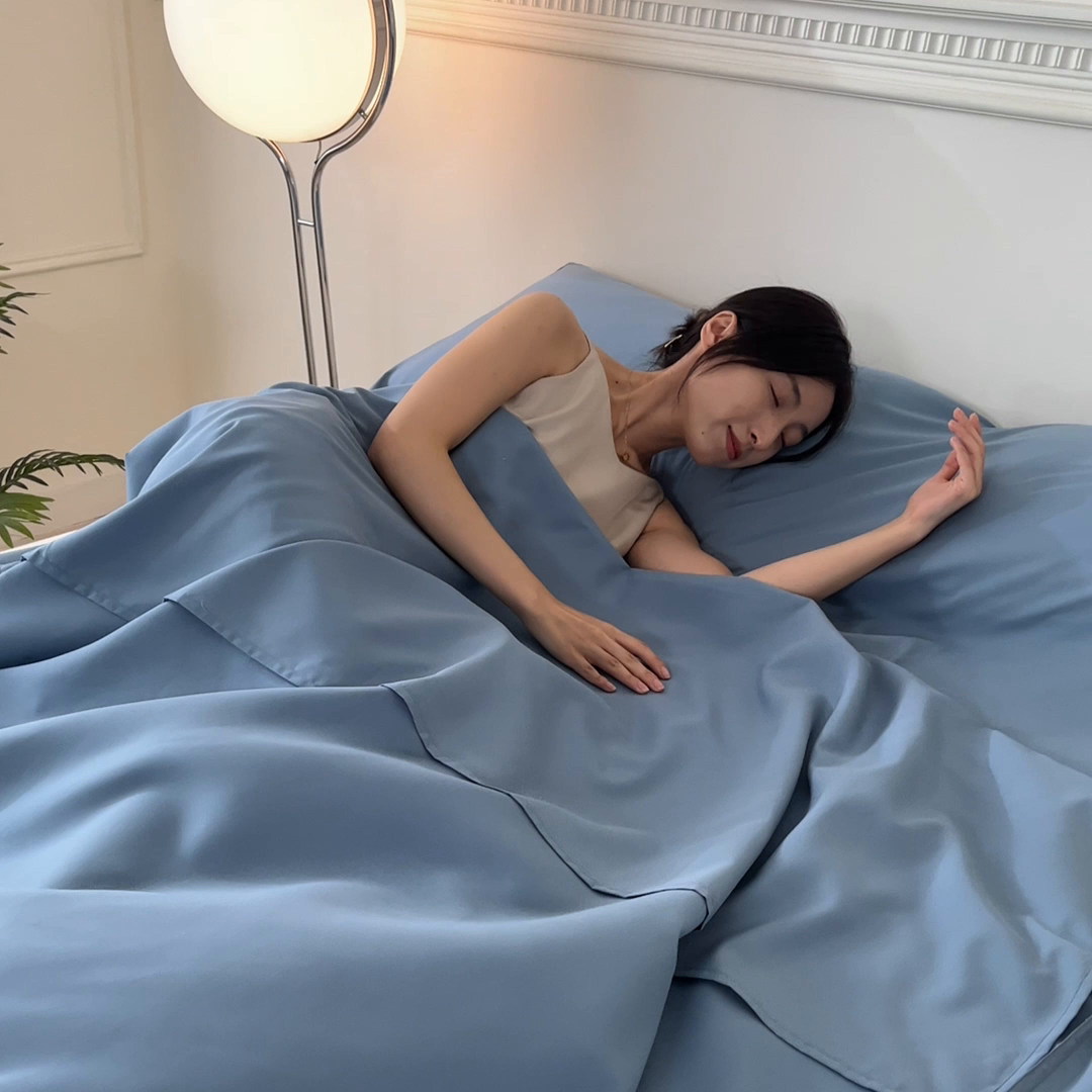 91家纺网 家纺一手货源 找家纺 （总）yyds网供 2025新款旅行隔脏睡袋纯色A类水洗棉单人双人便携式床单被罩旅游酒店出差