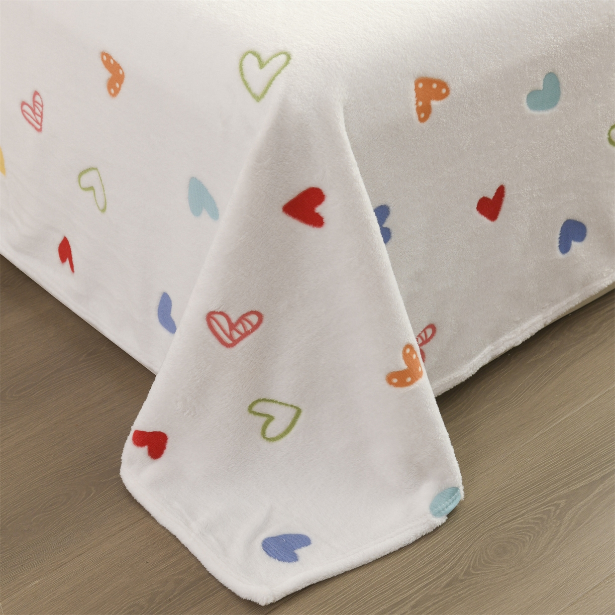 91家纺网 家纺一手货源 找家纺 恋绒家纺 2025新款云朵绒毛毯毯子多铺盖多功能盖毯绒 甜蜜心情