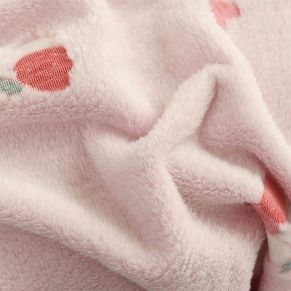 91家纺网 家纺一手货源 找家纺 恋绒家纺 2025新款云朵绒毛毯毯子多铺盖多功能盖毯绒 小花-粉