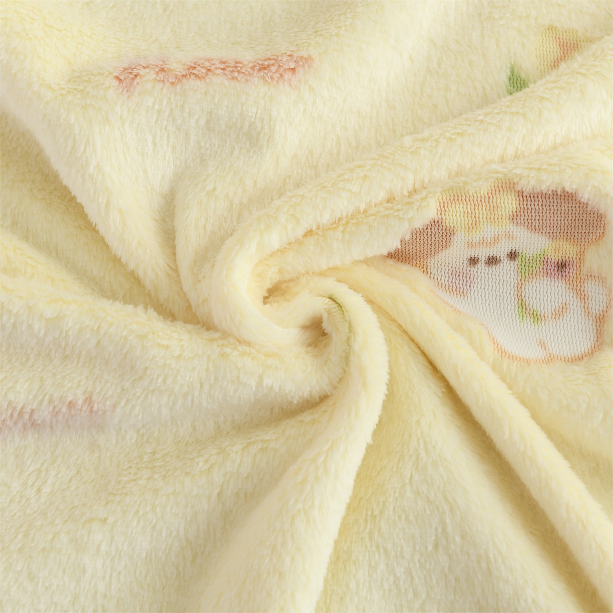 91家纺网 家纺一手货源 找家纺 恋绒家纺 2025新款云朵绒毛毯毯子多铺盖多功能盖毯绒 小狗米黄