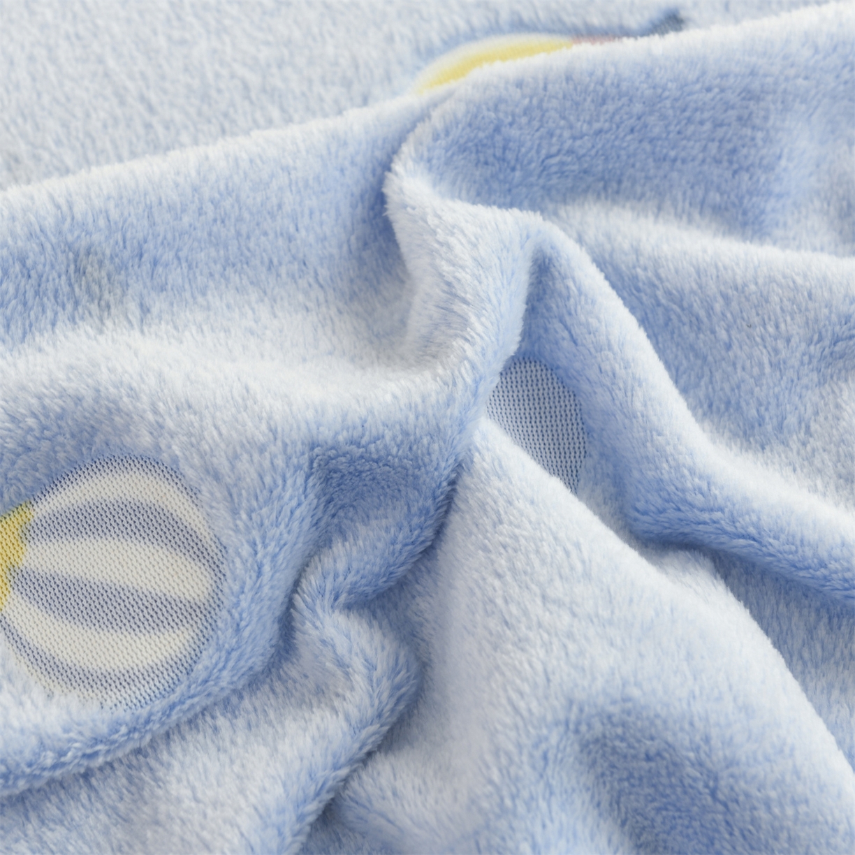 91家纺网 家纺一手货源 找家纺 恋绒家纺 2025新款云朵绒毛毯毯子多铺盖多功能盖毯绒 热气球-兰