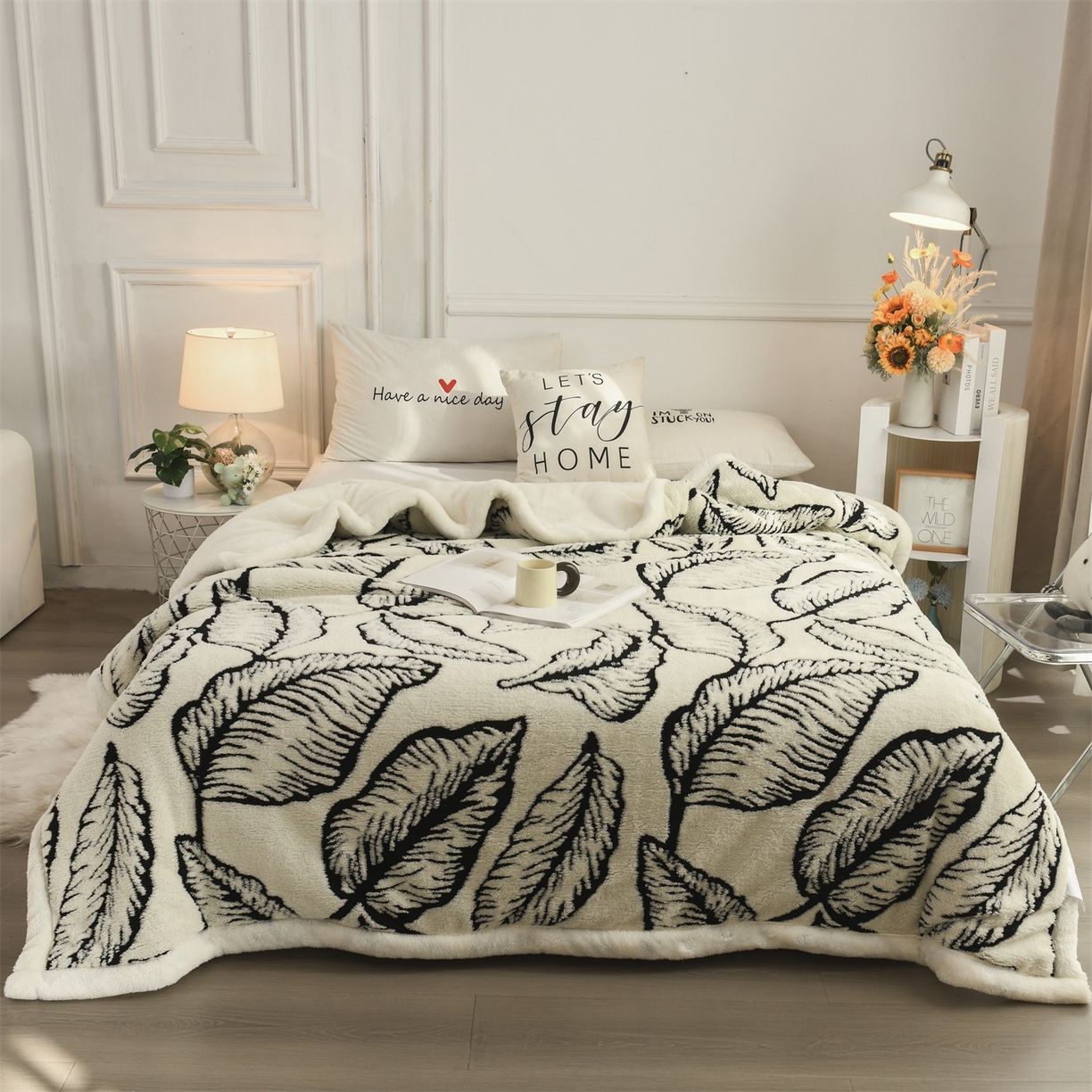 91家纺网 家纺一手货源 找家纺 （总）恋绒家纺 2025新款阳离子三层舒棉绒毛毯毯子