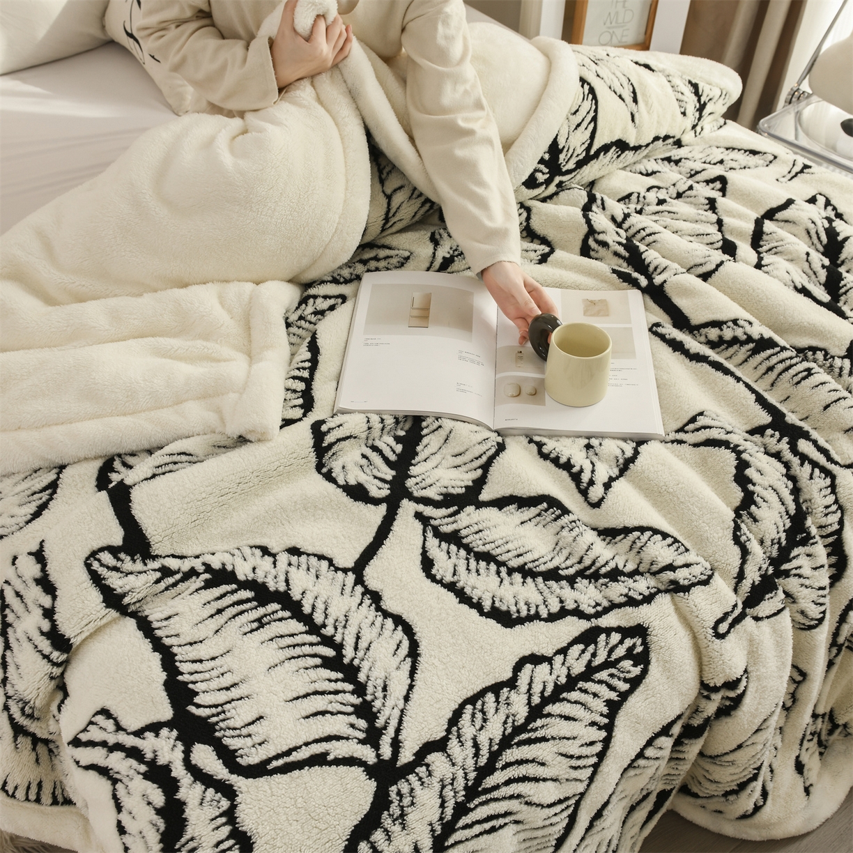 91家纺网 家纺一手货源 找家纺 （总）恋绒家纺 2025新款阳离子三层舒棉绒毛毯毯子