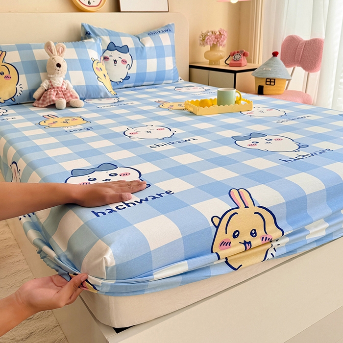 91家纺网 家纺一手货源 找家纺 （总）美达家纺 2026新款正版授权吉伊卡哇全棉纯棉单床笠单品床笠床笠单件