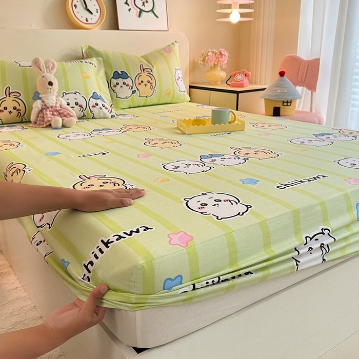 91家纺网 家纺一手货源 找家纺 （总）美达家纺 2026新款正版授权吉伊卡哇全棉纯棉单床笠单品床笠床笠单件