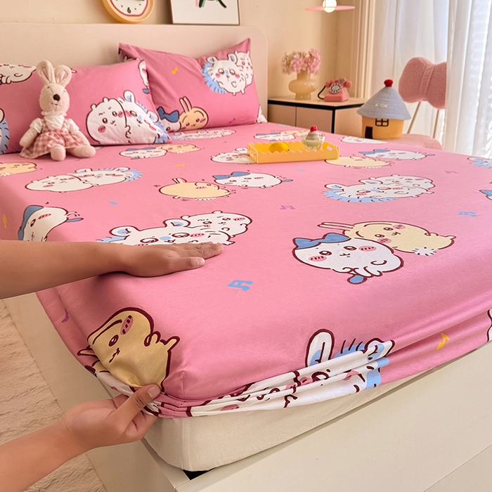 91家纺网 家纺一手货源 找家纺 （总）美达家纺 2026新款正版授权吉伊卡哇全棉纯棉单床笠单品床笠床笠单件