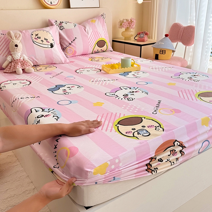 91家纺网 家纺一手货源 找家纺 （总）美达家纺 2026新款正版授权吉伊卡哇全棉纯棉单床笠单品床笠床笠单件