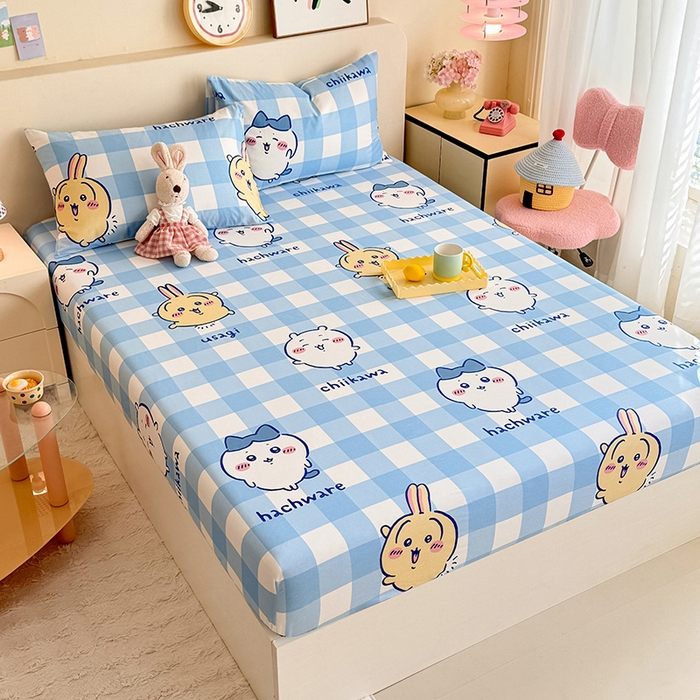 91家纺网 家纺一手货源 找家纺 （总）美达家纺 2026新款正版授权吉伊卡哇全棉纯棉单床笠单品床笠床笠单件