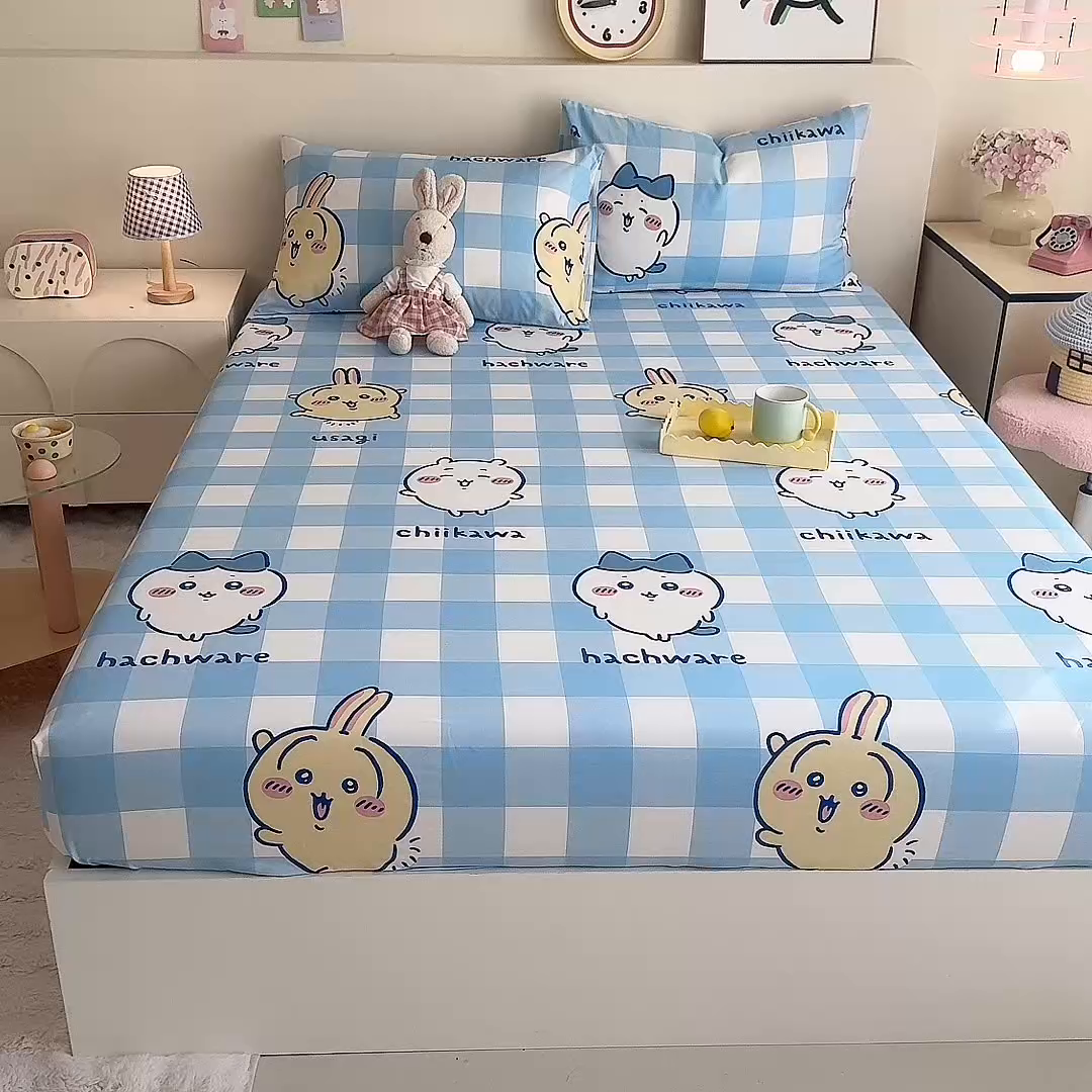 91家纺网 家纺一手货源 找家纺 （总）美达家纺 2026新款正版授权吉伊卡哇全棉纯棉单床笠单品床笠床笠单件