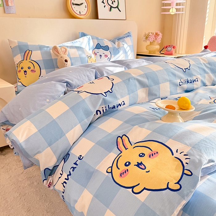 91家纺网 家纺一手货源 找家纺 （总）美达家纺 2026新款正版授权吉伊卡哇全棉纯棉四件套