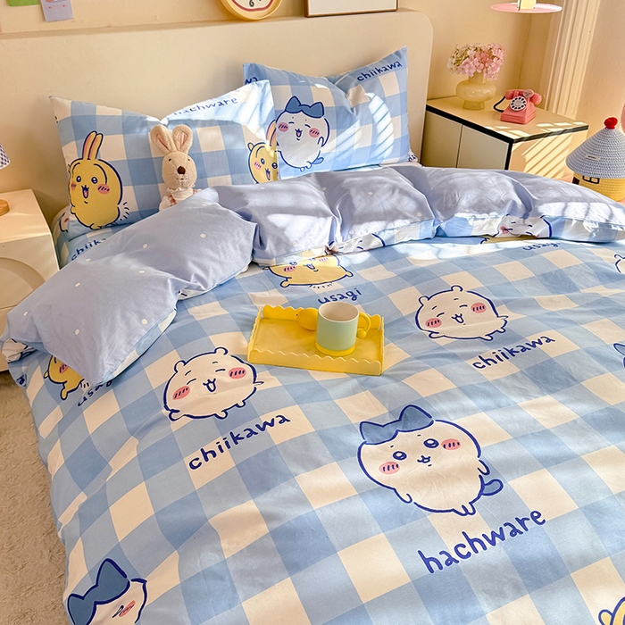 91家纺网 家纺一手货源 找家纺 （总）美达家纺 2026新款正版授权吉伊卡哇全棉纯棉四件套