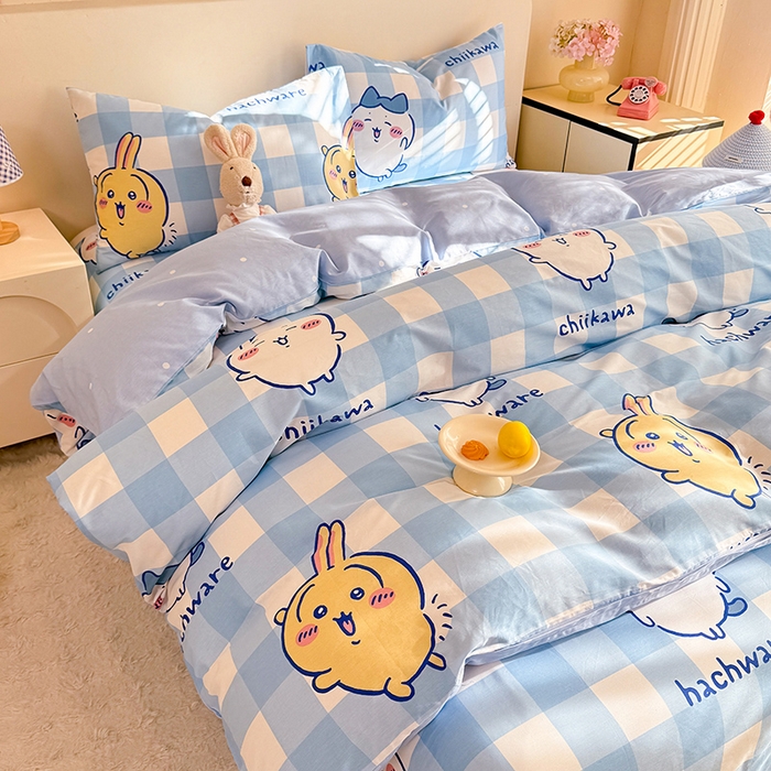 91家纺网 家纺一手货源 找家纺 （总）美达家纺 2026新款正版授权吉伊卡哇全棉纯棉四件套