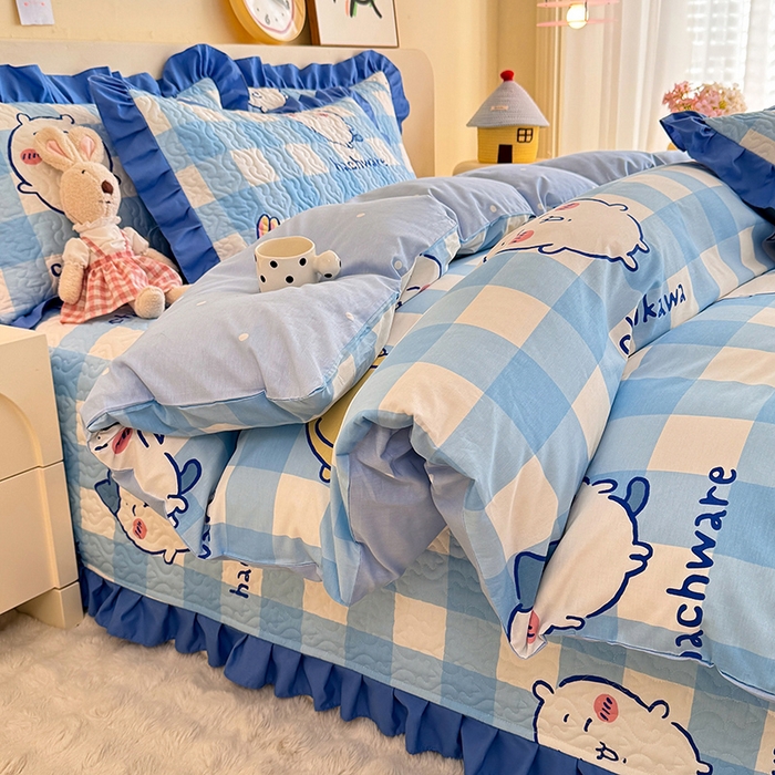 91家纺网 家纺一手货源 找家纺 （总）美达家纺 2026新款正版授权吉伊卡哇全棉防滑床盖单品床盖床盖单件（可定制）