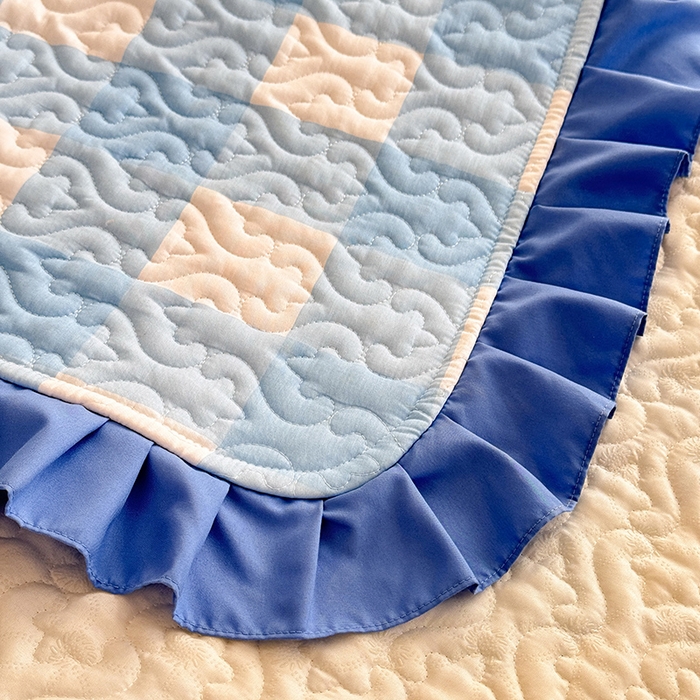 91家纺网 家纺一手货源 找家纺 （总）美达家纺 2026新款正版授权吉伊卡哇全棉夹棉防滑床盖四件套（可定制）