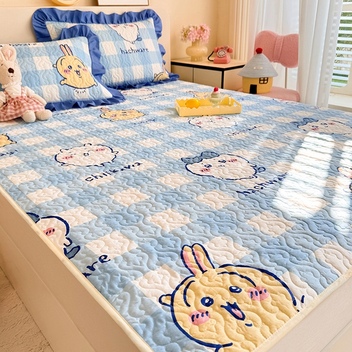 91家纺网 家纺一手货源 找家纺 （总）美达家纺 2026新款正版授权吉伊卡哇全棉床褥床盖单品床盖床盖单件（可定制）