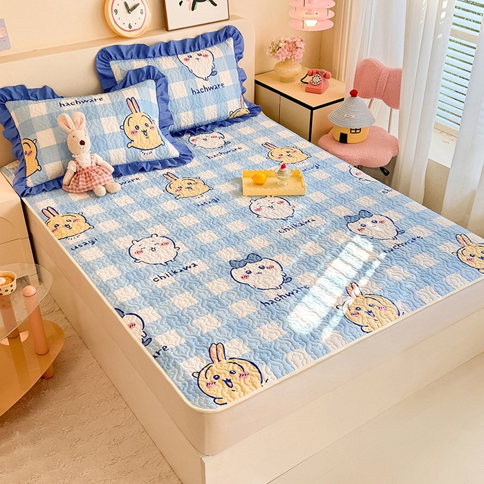 91家纺网 家纺一手货源 找家纺 （总）美达家纺 2026新款正版授权吉伊卡哇全棉床褥床盖单品床盖床盖单件（可定制）