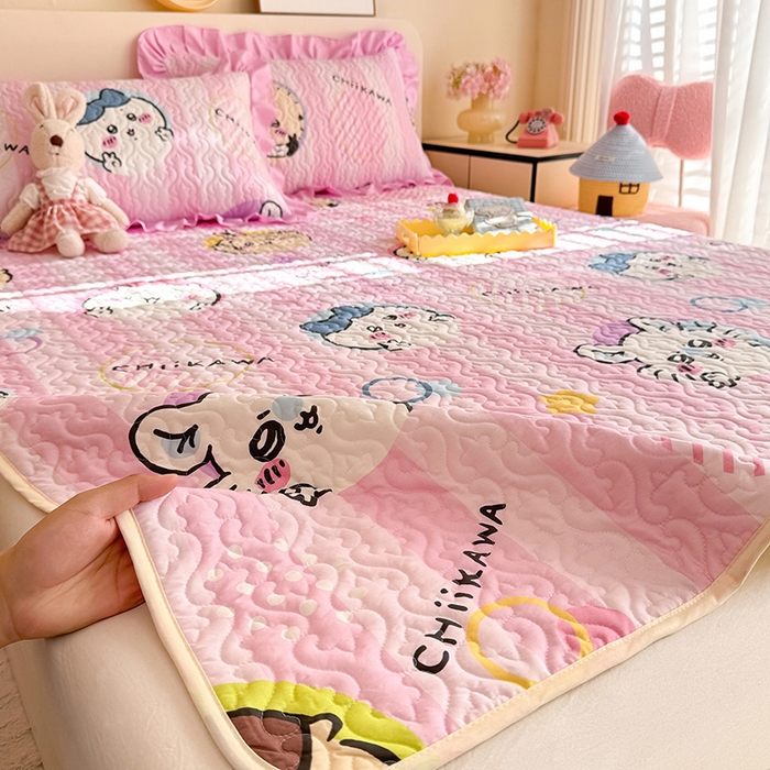 91家纺网 家纺一手货源 找家纺 （总）美达家纺 2026新款正版授权吉伊卡哇全棉床褥床盖单品床盖床盖单件（可定制）