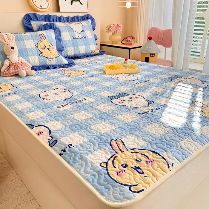 91家纺网 家纺一手货源 找家纺 （总）美达家纺 2026新款正版授权吉伊卡哇全棉床褥床盖单品床盖床盖单件（可定制）