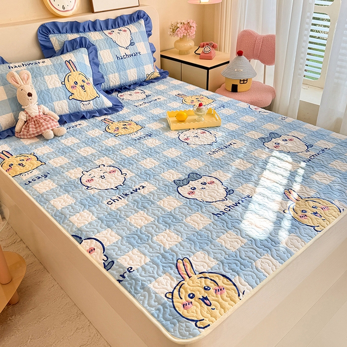 91家纺网 家纺一手货源 找家纺 （总）美达家纺 2026新款正版授权吉伊卡哇全棉床褥床盖单品床盖床盖单件（可定制）