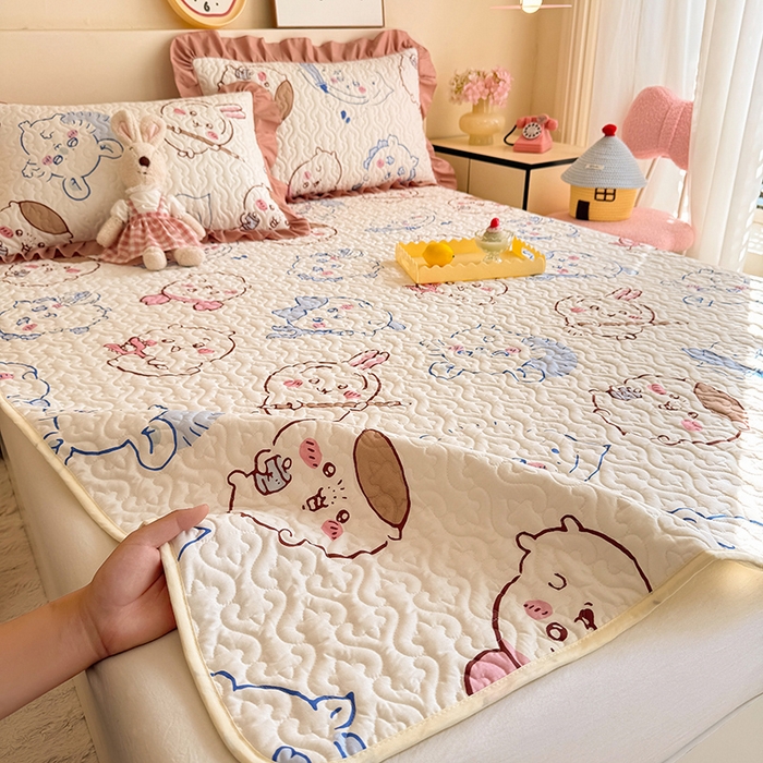 91家纺网 家纺一手货源 找家纺 （总）美达家纺 2026新款正版授权吉伊卡哇全棉床褥床盖单品床盖床盖单件（可定制）